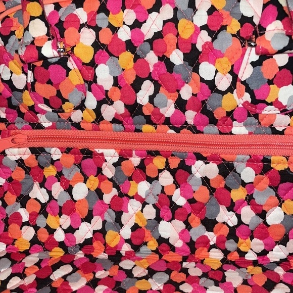 Vera Bradley Turnlock Satchel Purse in Pixie Confetti - Picture 5 of 10